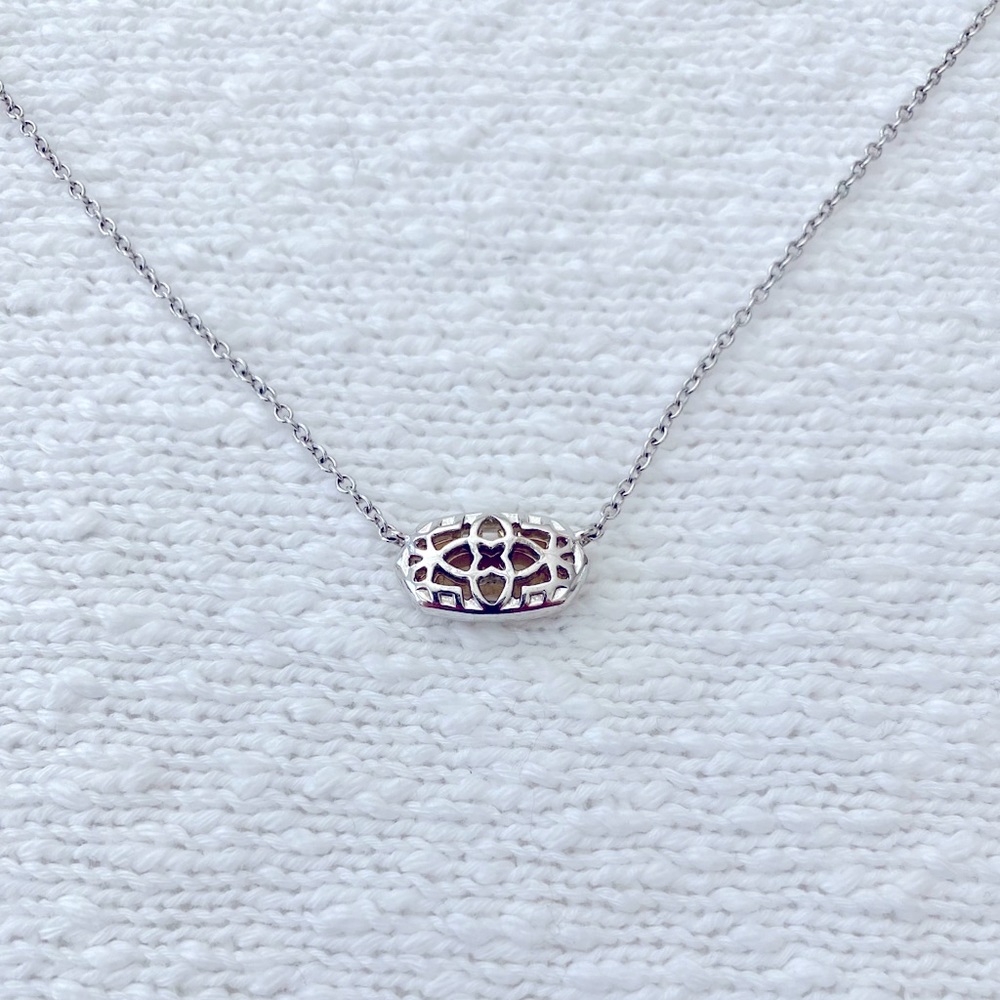 Kendra Scott Elisa Two-Tone Necklace - Picture 3 of 4